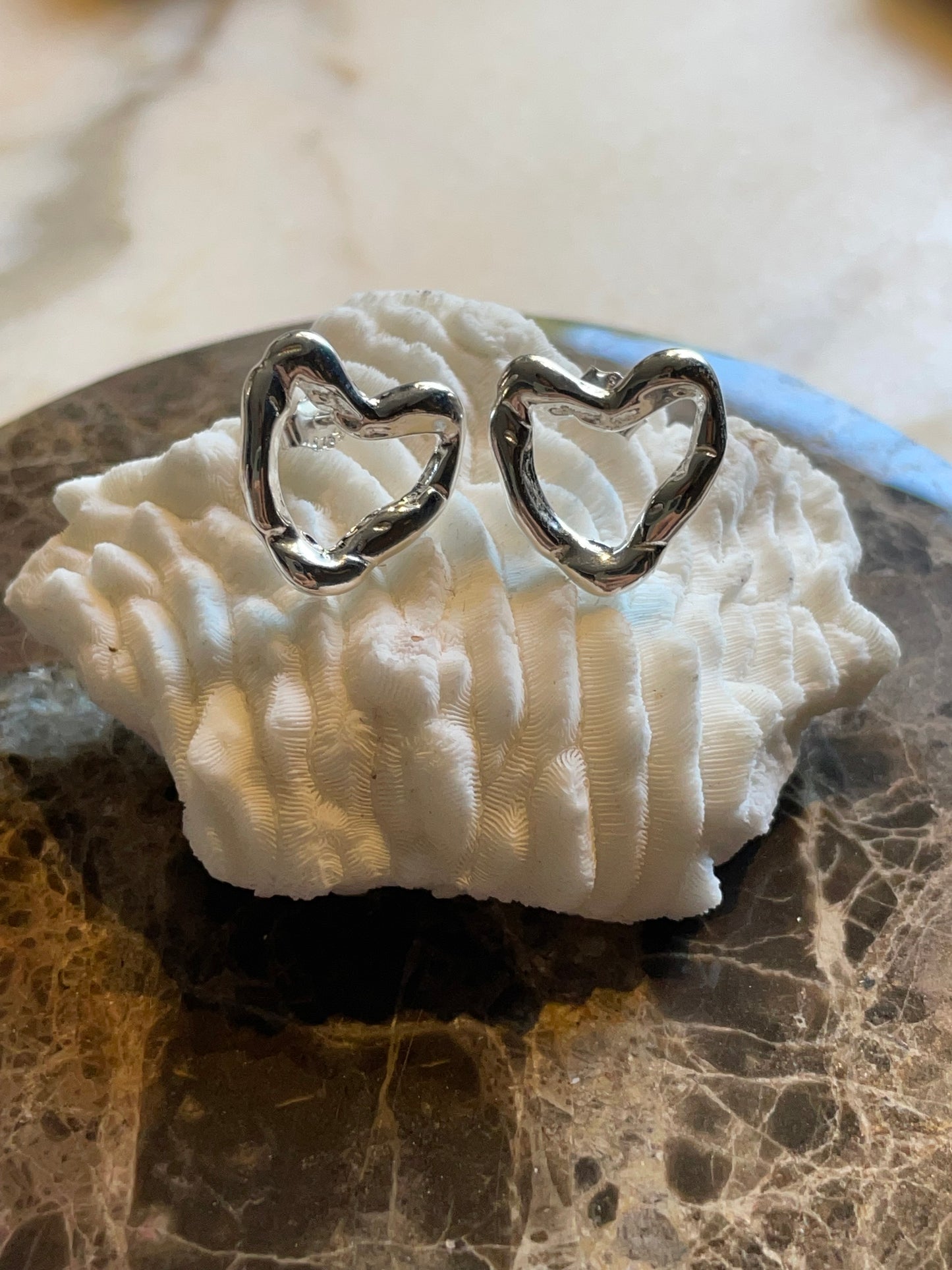 Melted Hearts Earring