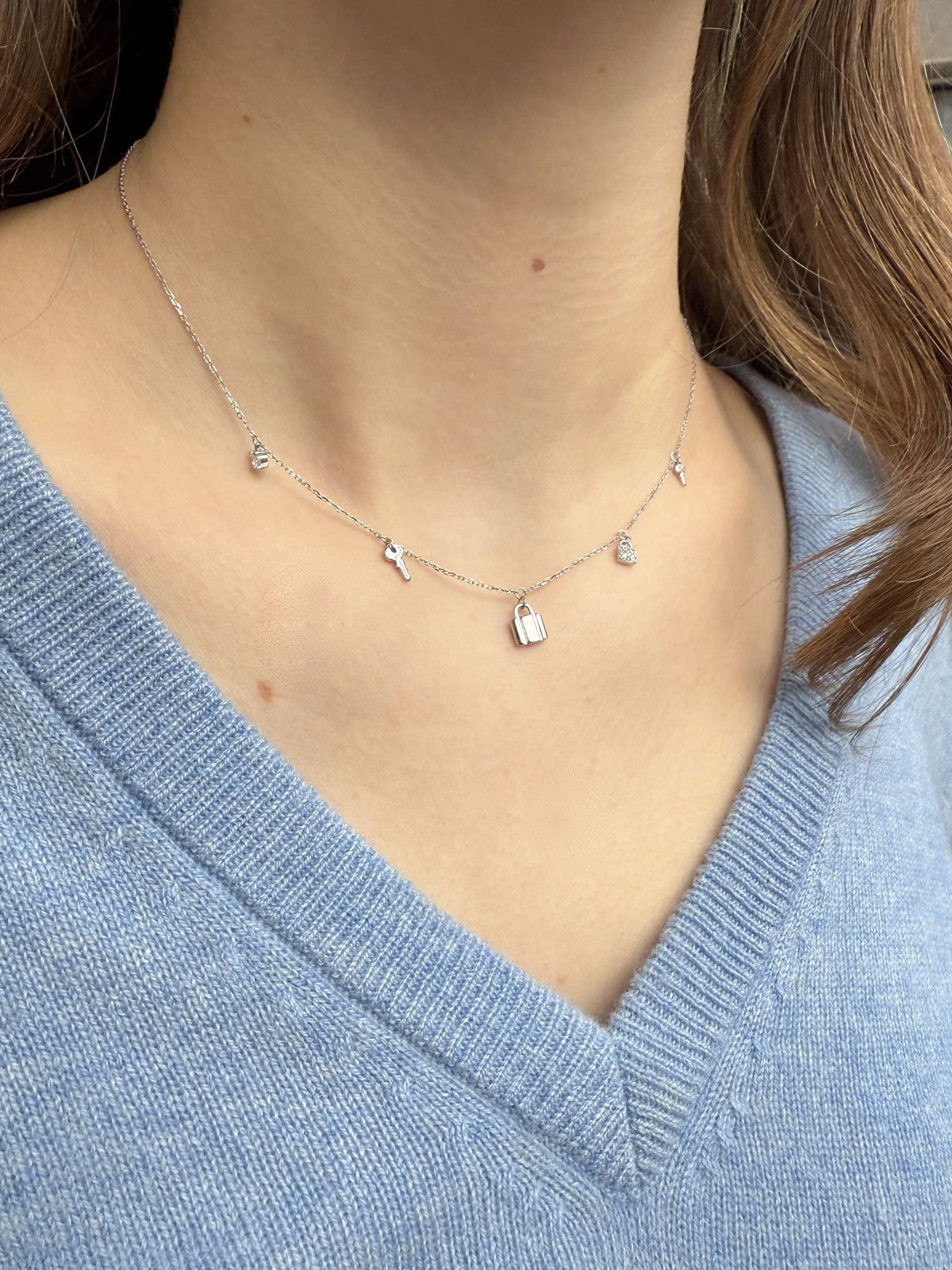 Treasure Necklace Silver