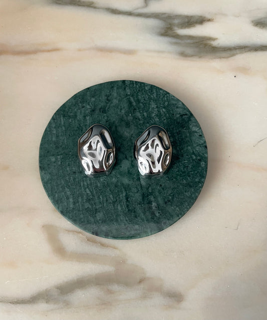 Eclipse earring silver