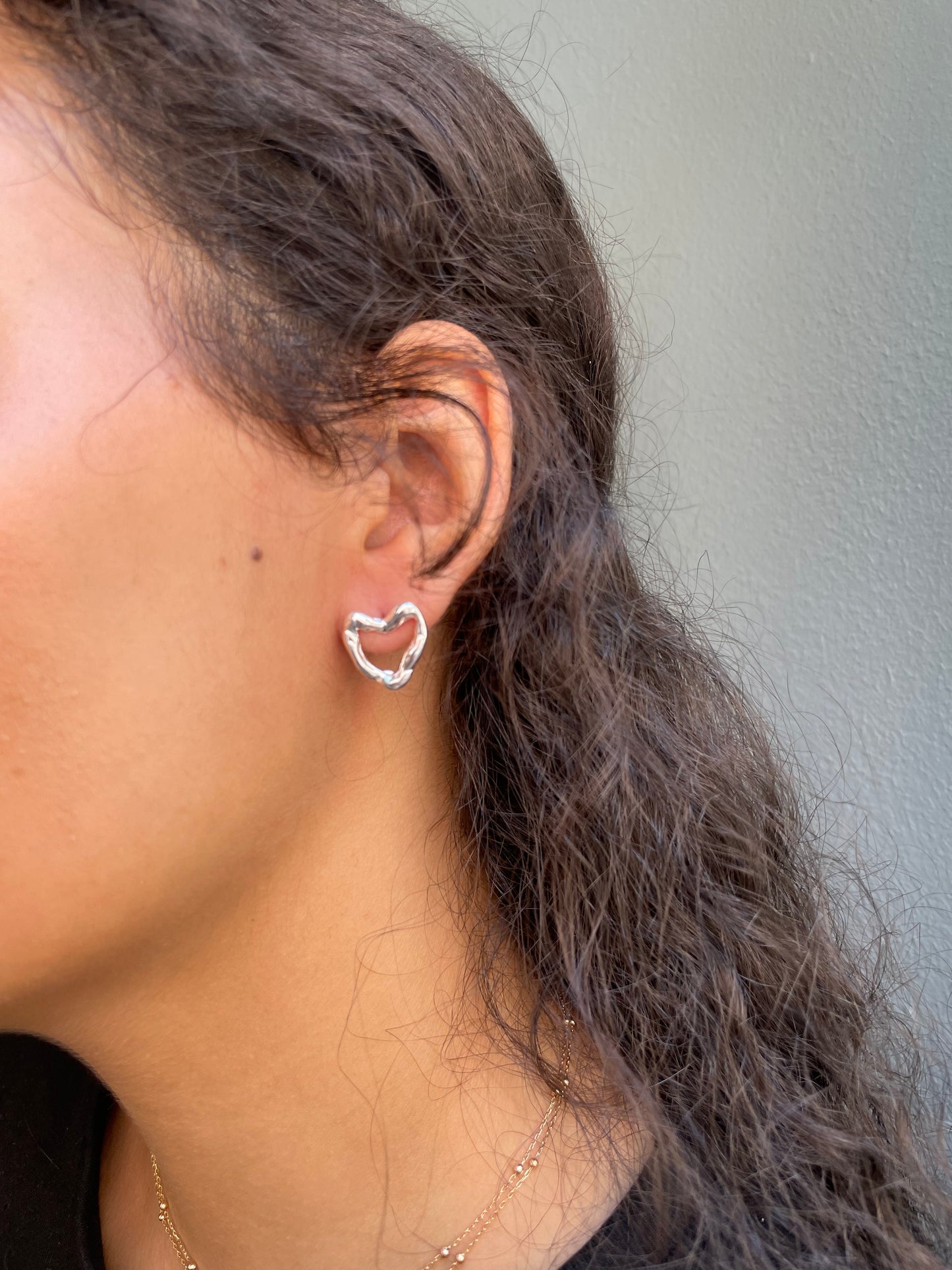 Melted Hearts Earring