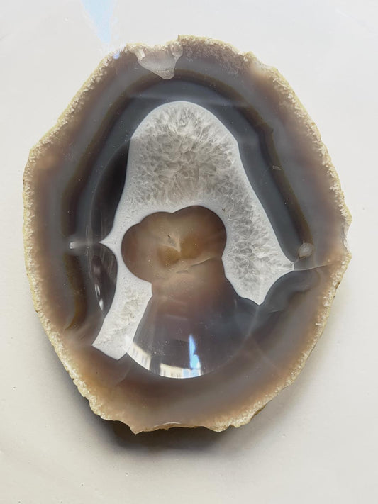 Natural agate bowl