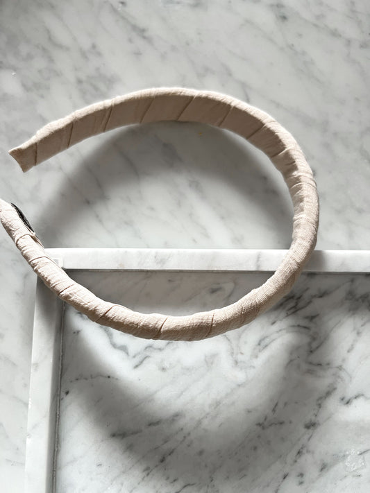 Alva Headband – Beige