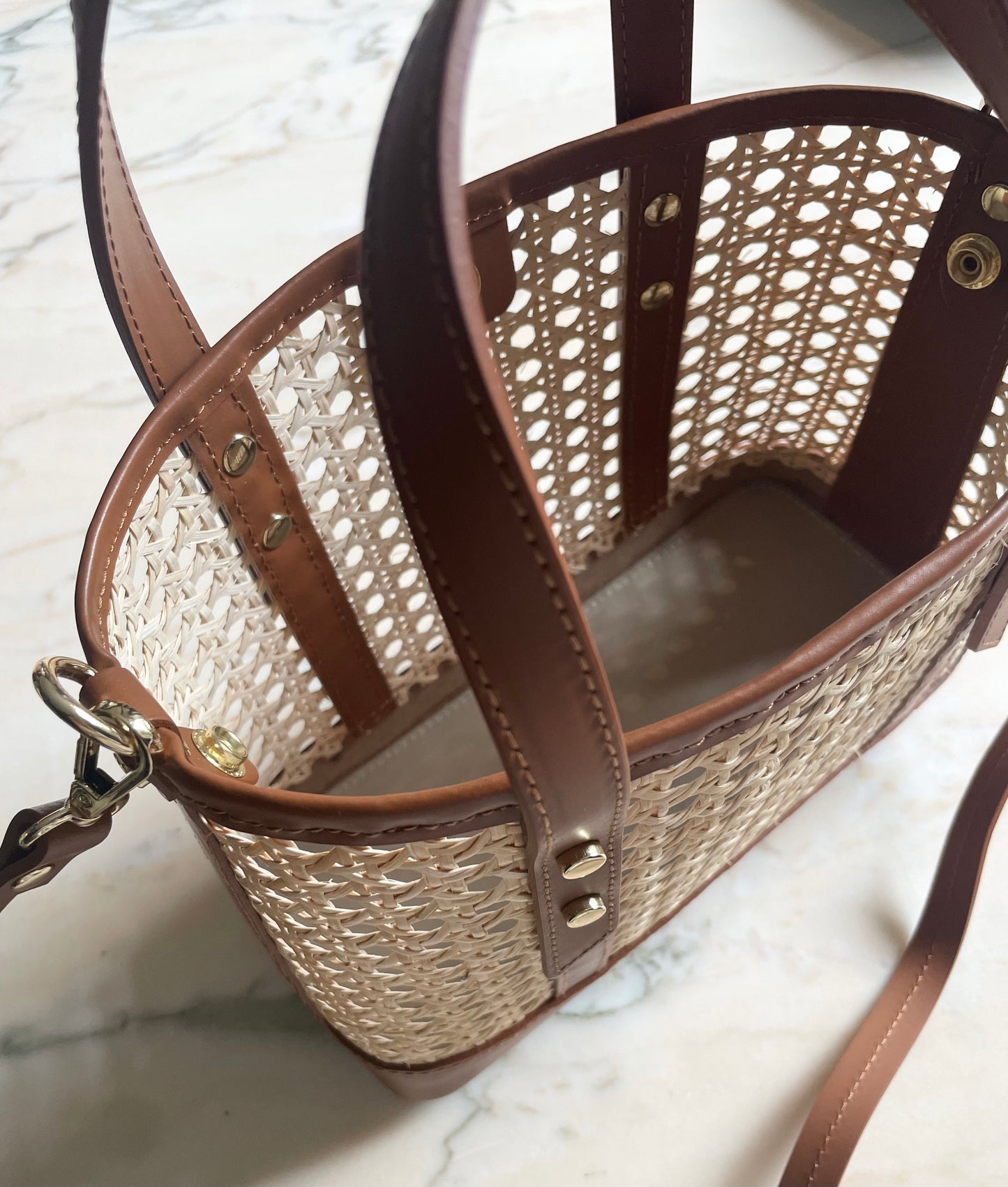 Sylvie rattan bag