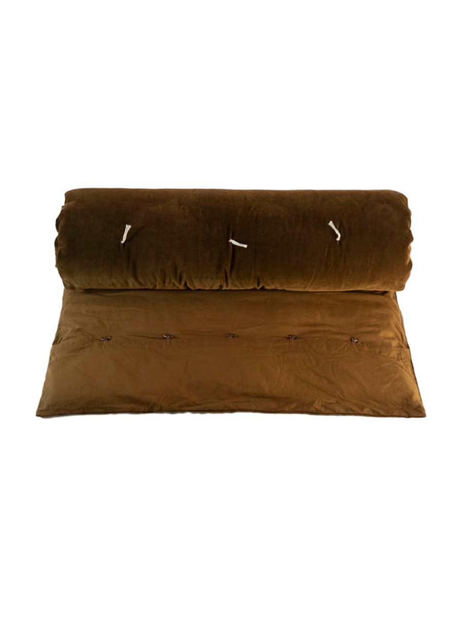 Velvet quilt Brown