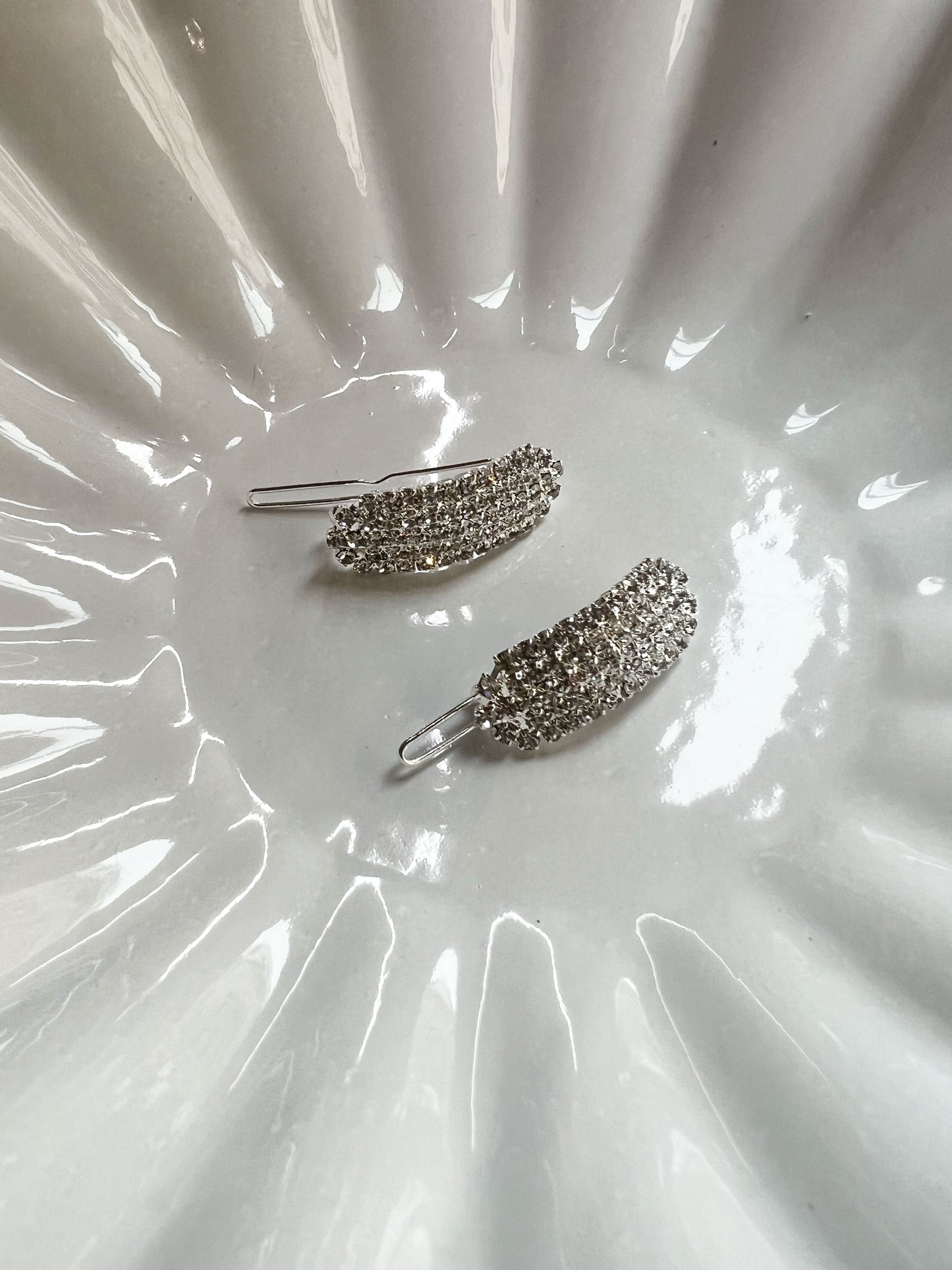 Christie hair clip silver