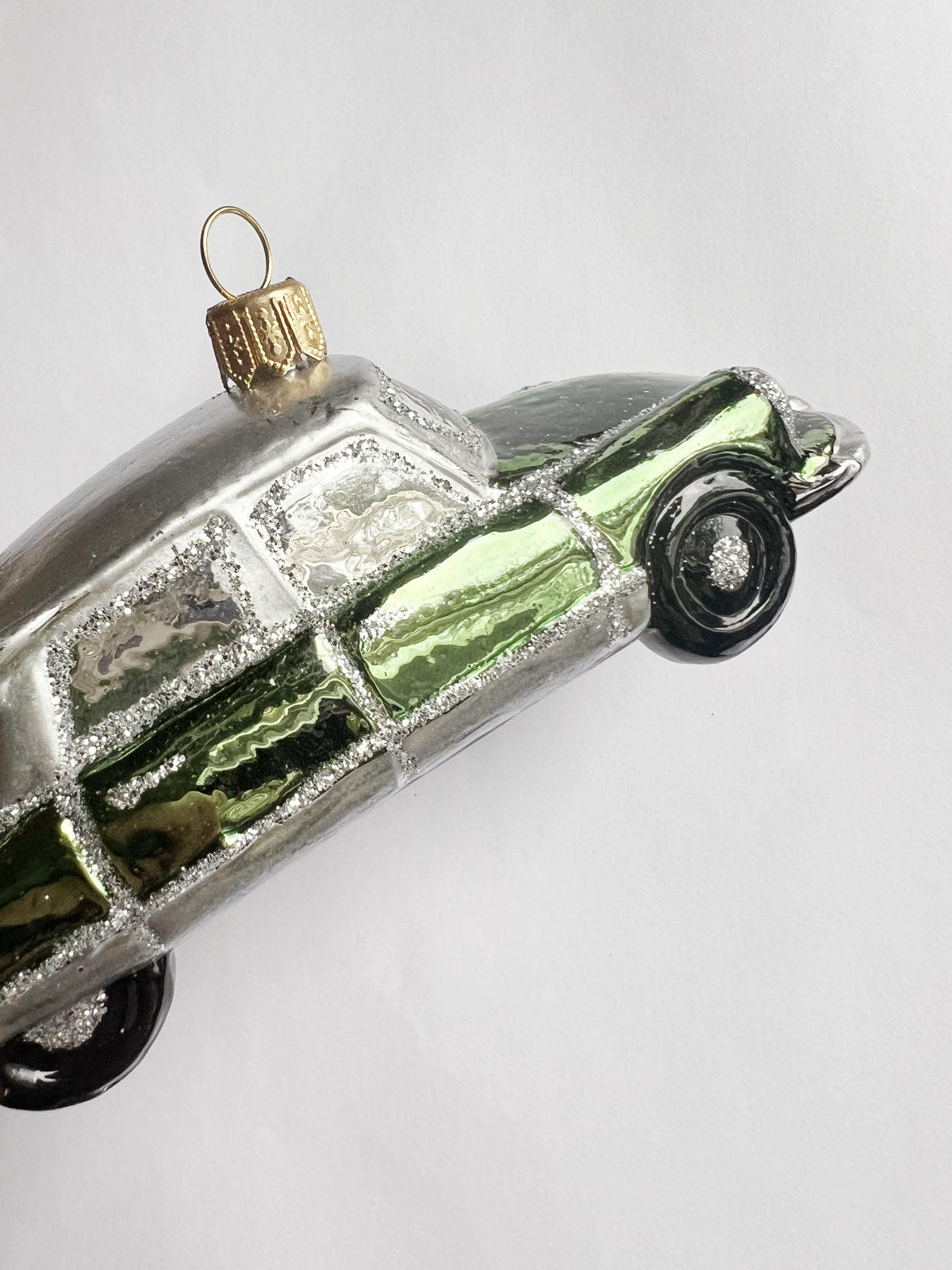 Vintage Green Citroen DS Car Ornament