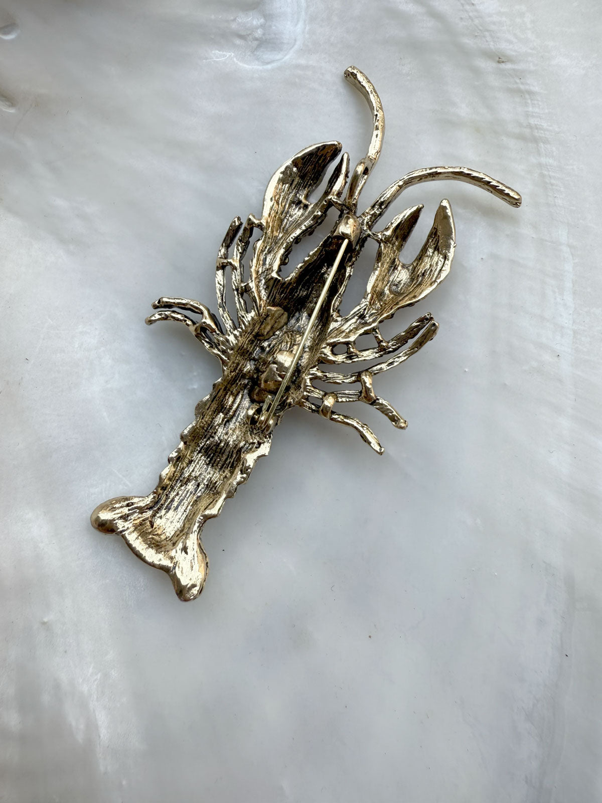 Crayfish Brooch