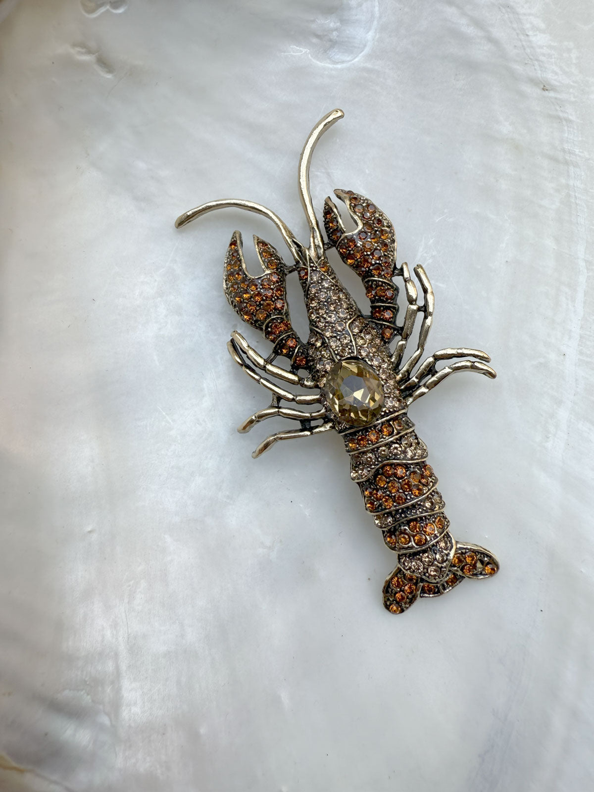 Crayfish Brooch