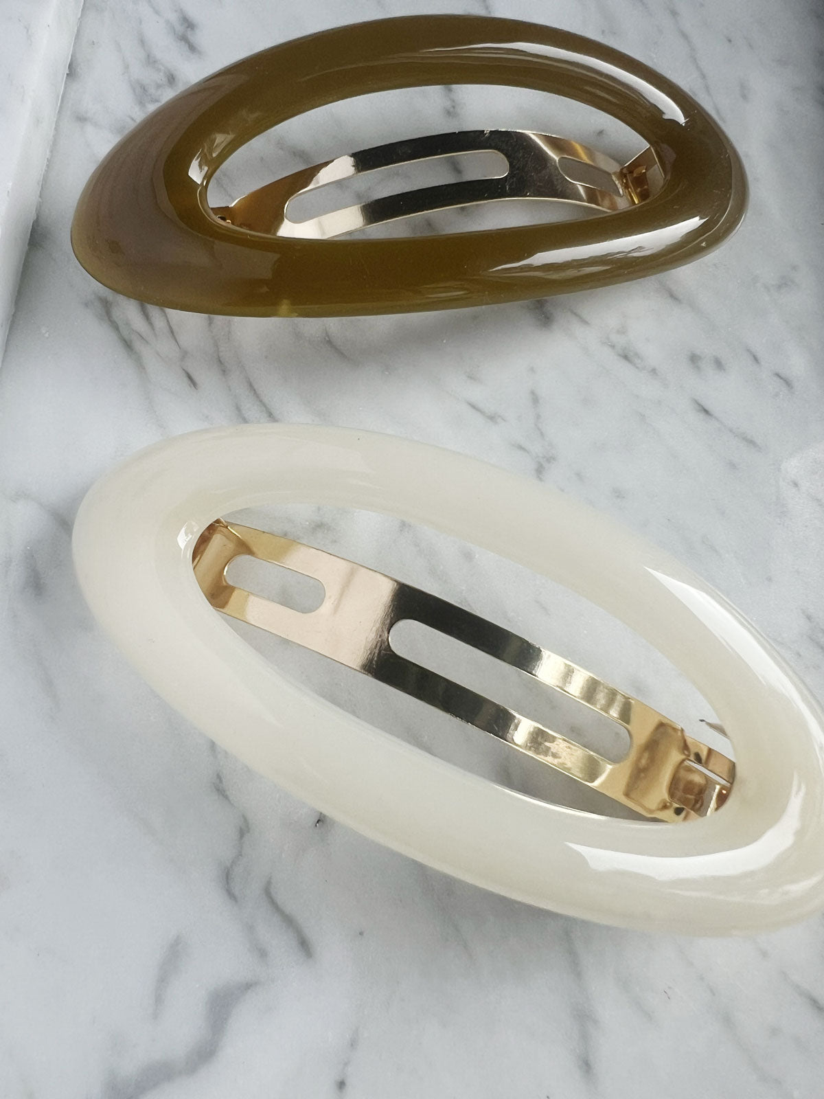 Forte hair barrette brown