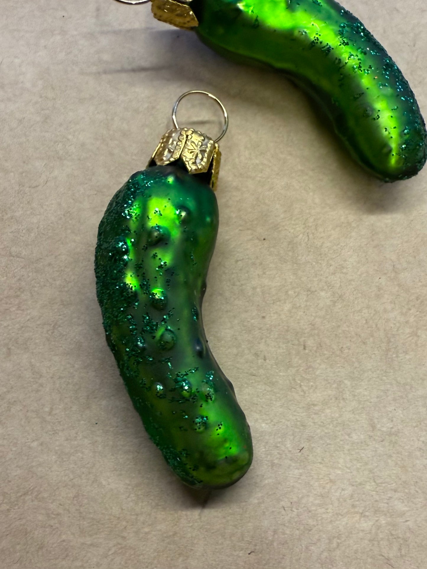 Mini Green Pickle Ornament