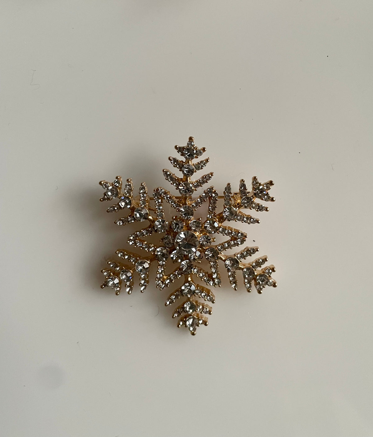 Branching Snowflake Brooch — 50 mm