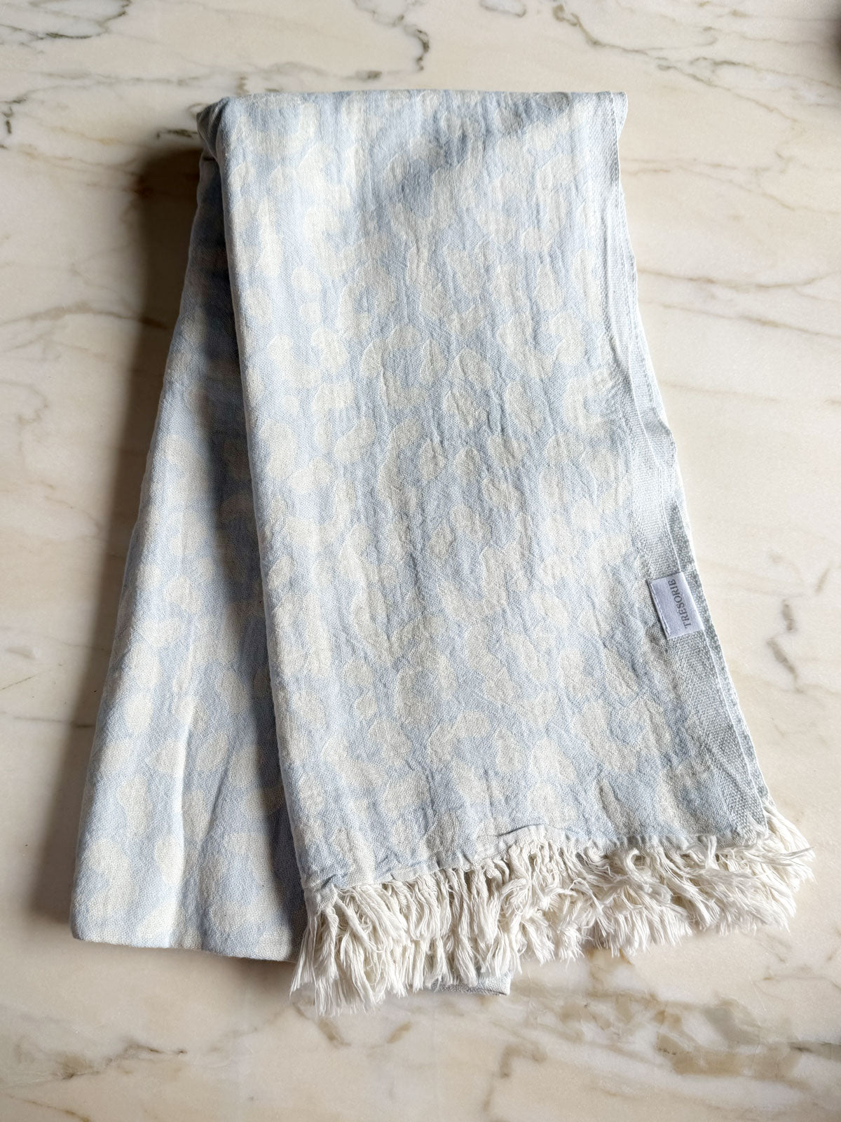 Jacquard Towel Blue