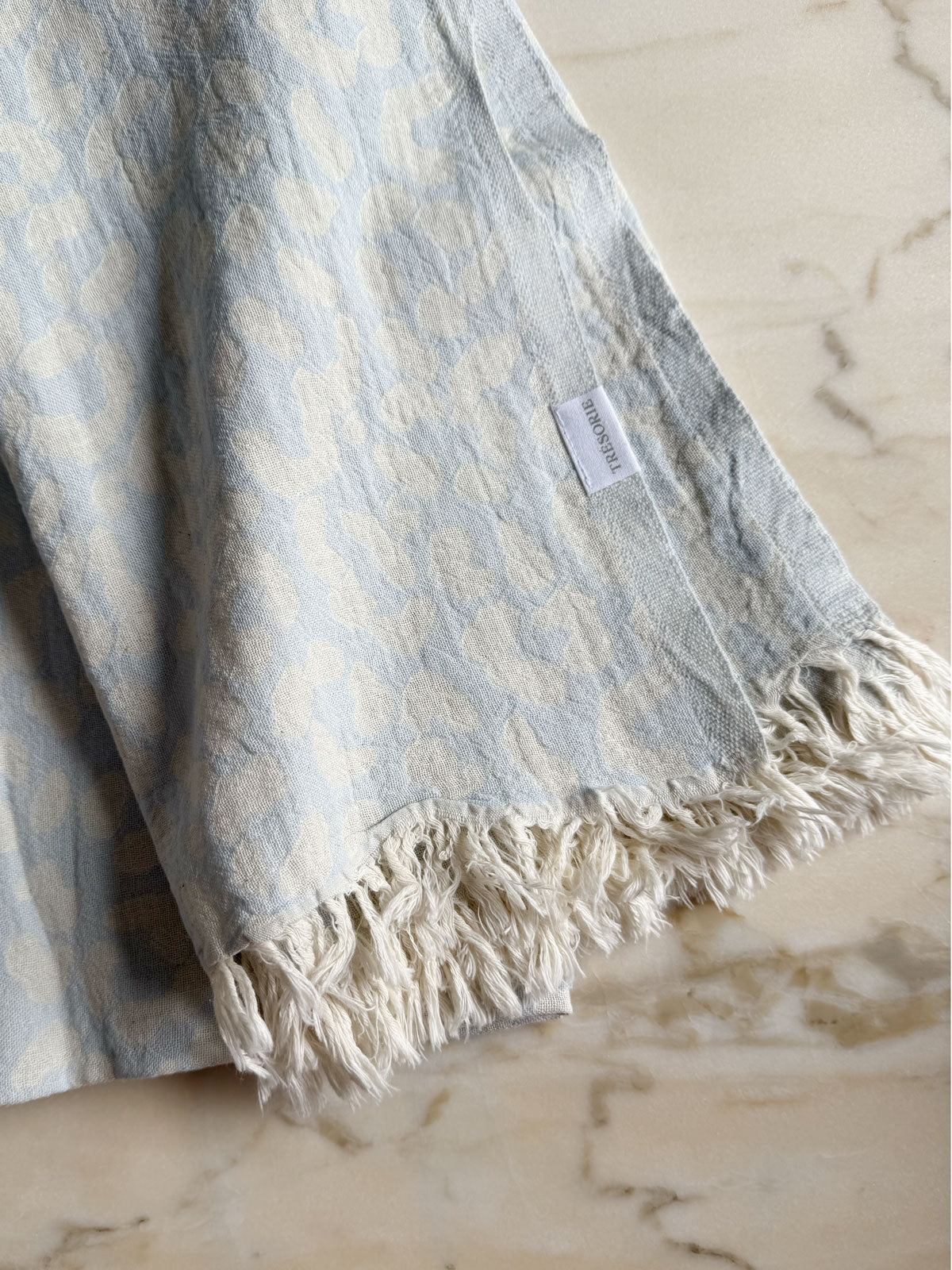 Jacquard Towel Blue