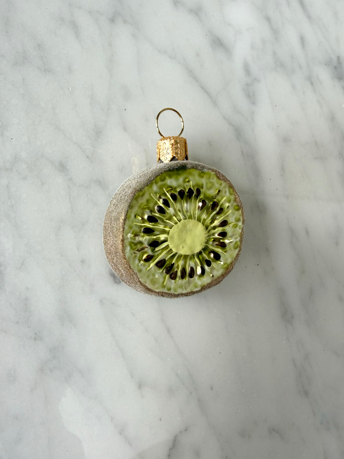Kiwi Glass Ornament