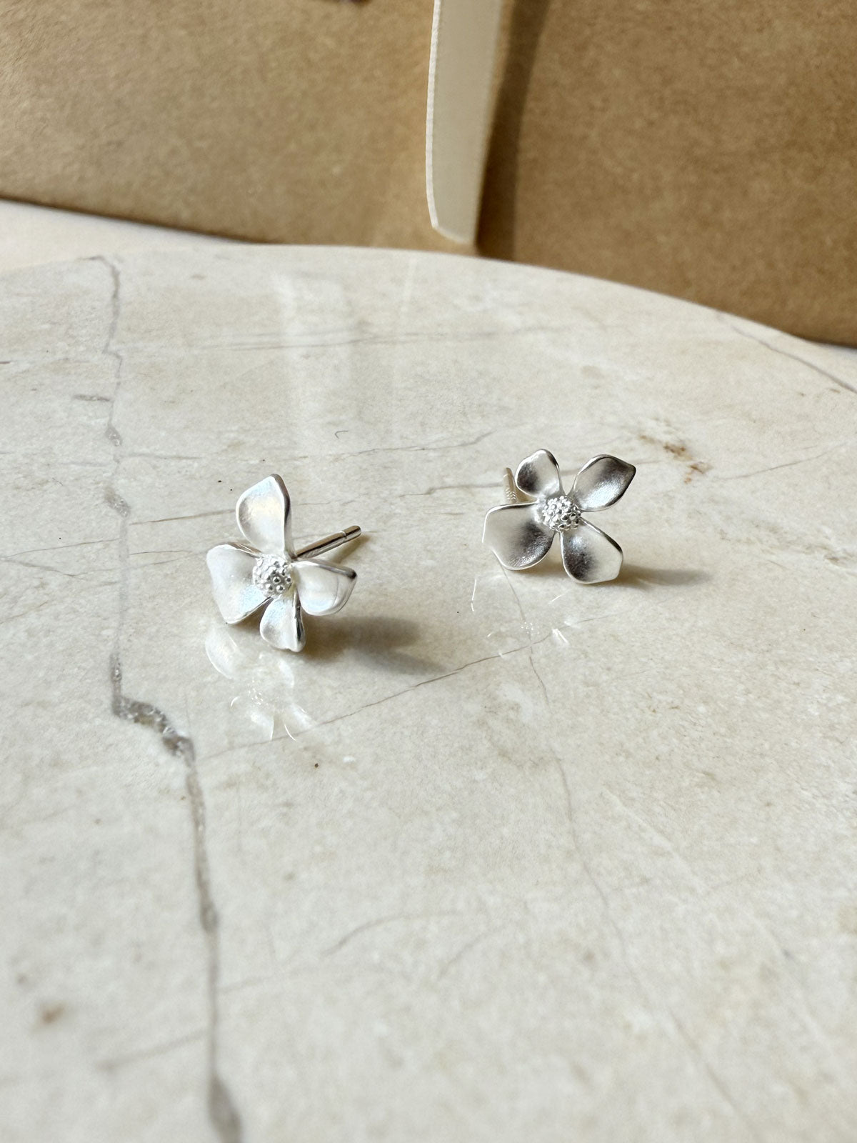 Marigold Studs Silver