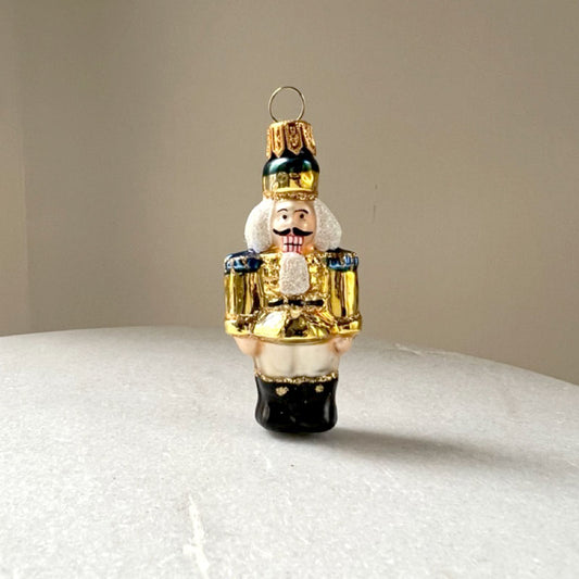 Classic Nutcracker Ornament, Gold
