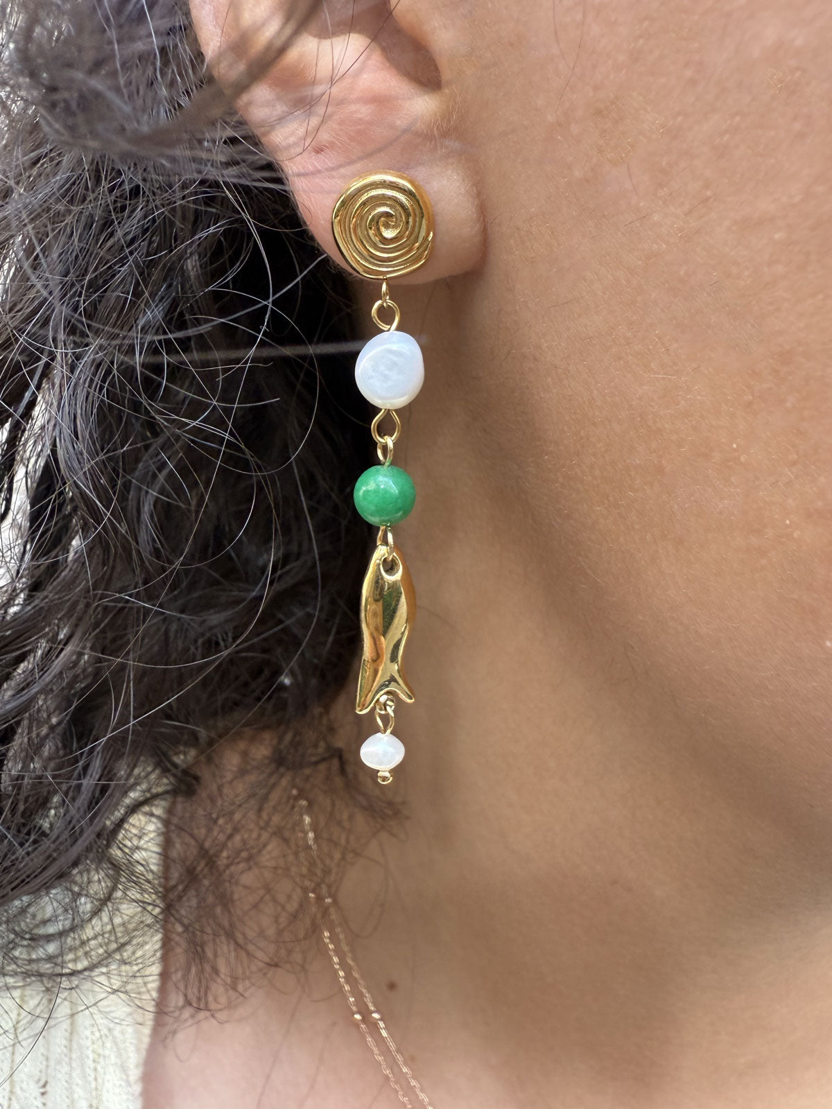 Ocean Twist Earring