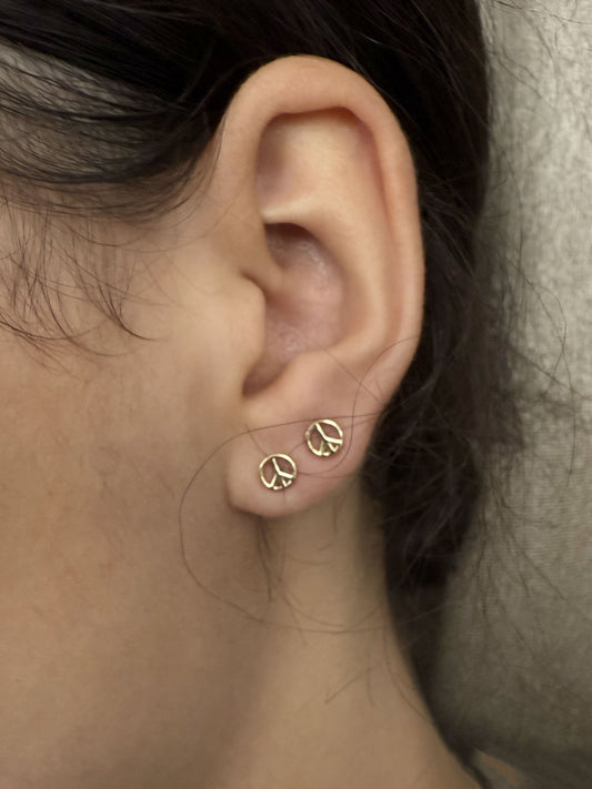 Peace Ear Stud
