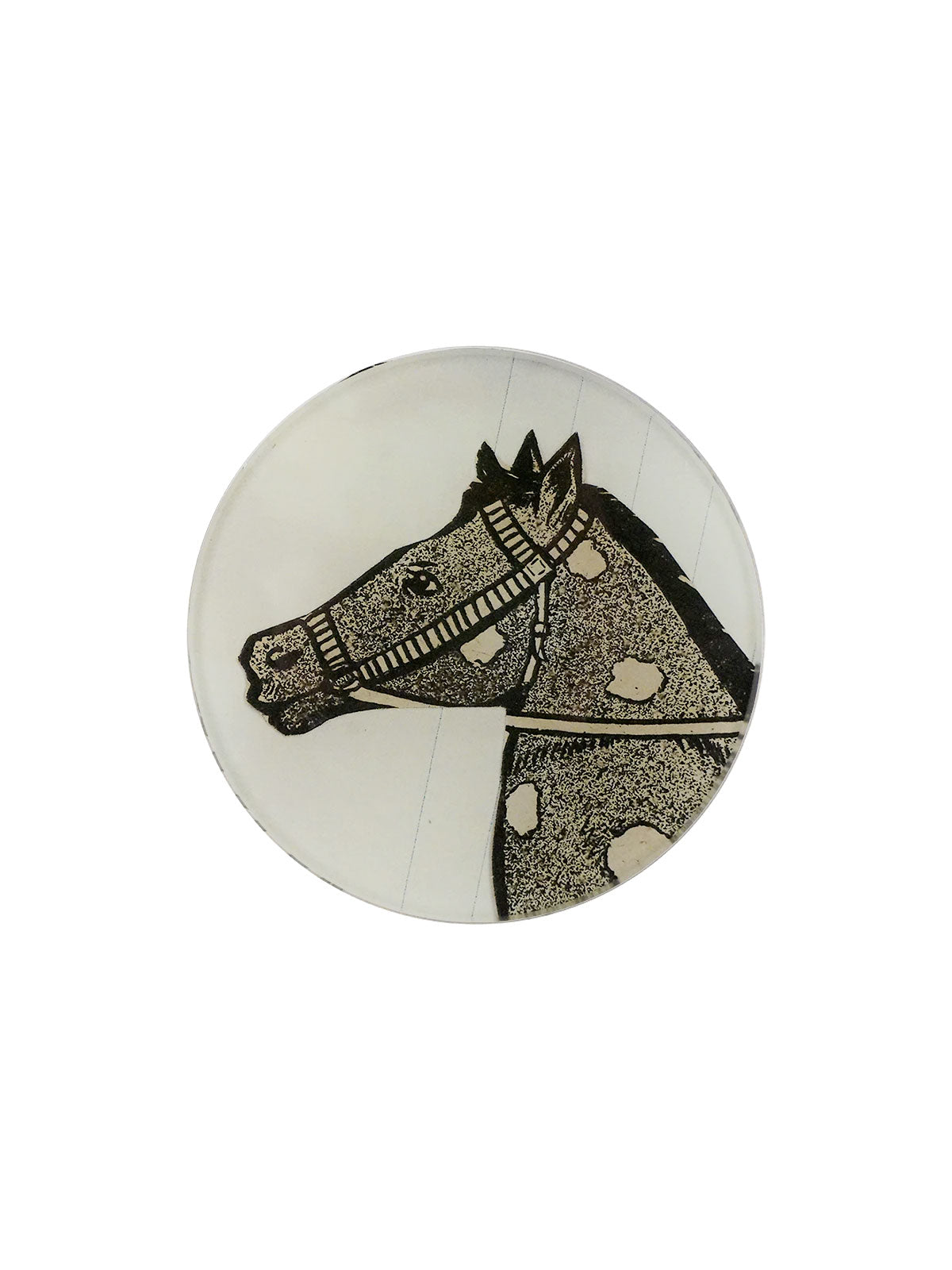 Plate Dotted Horse