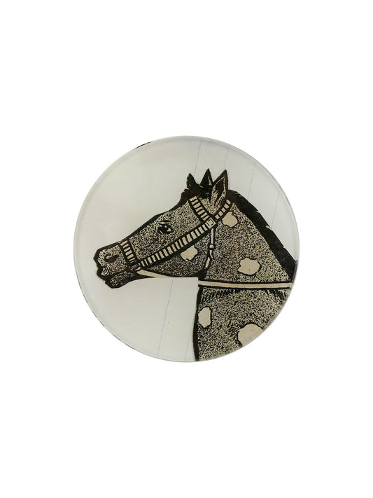 Plate Dotted Horse