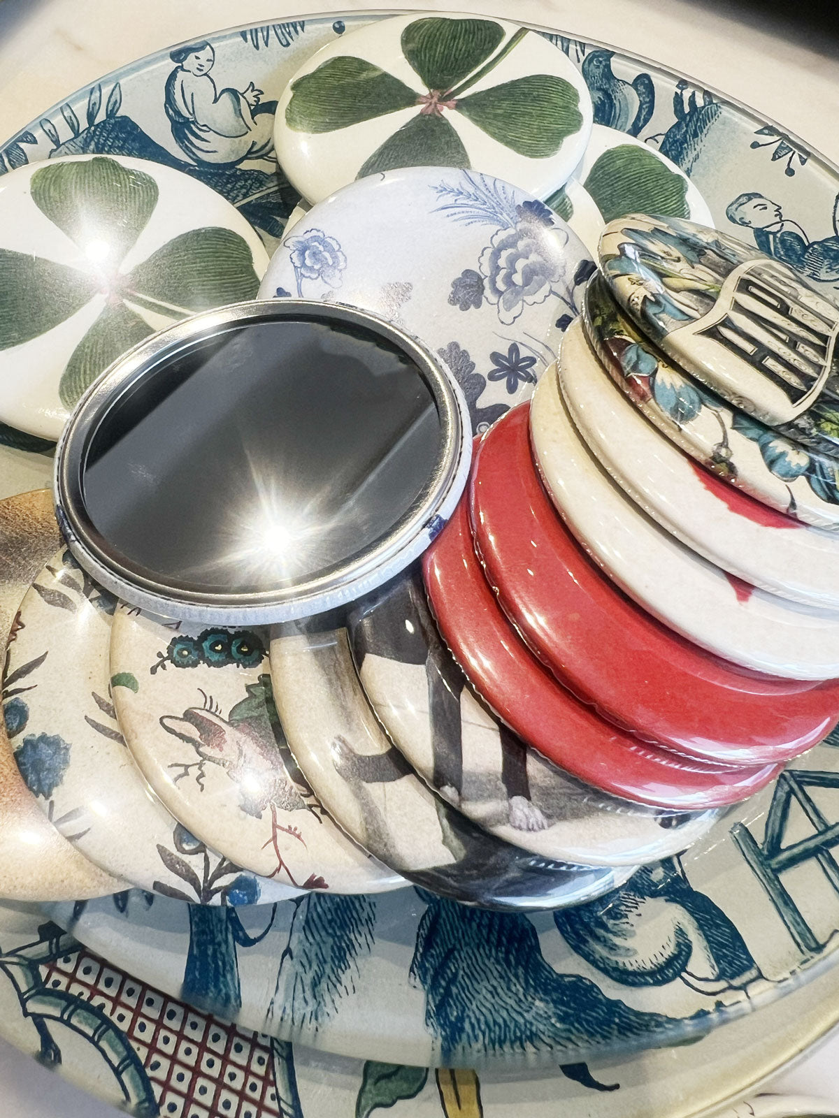 Dominotes Pocket Mirror John Derian