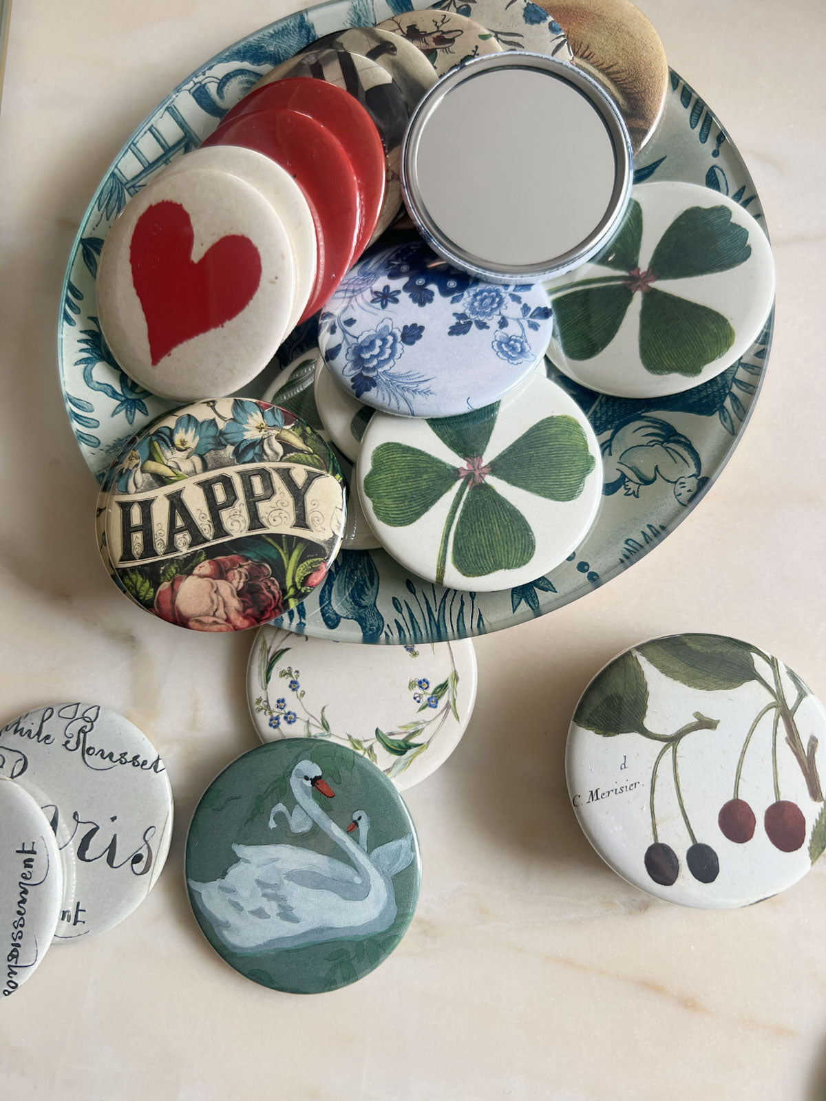 Dogs Pocket Mirror John Derian
