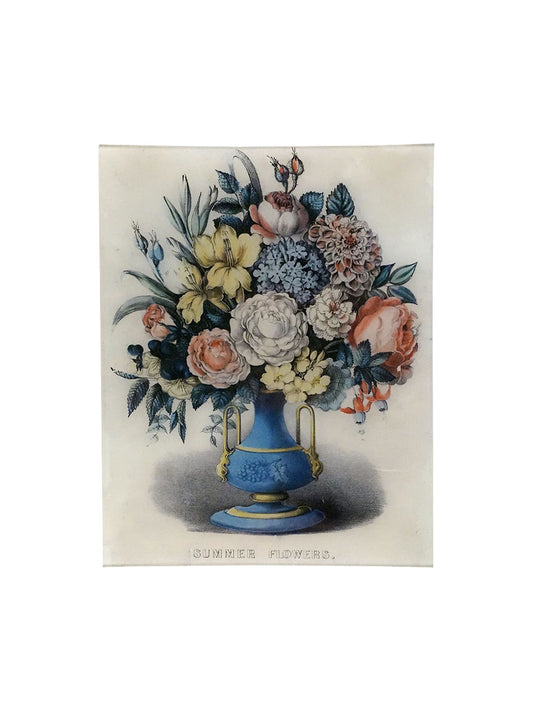 Rectangular Tray Summer Flowers
