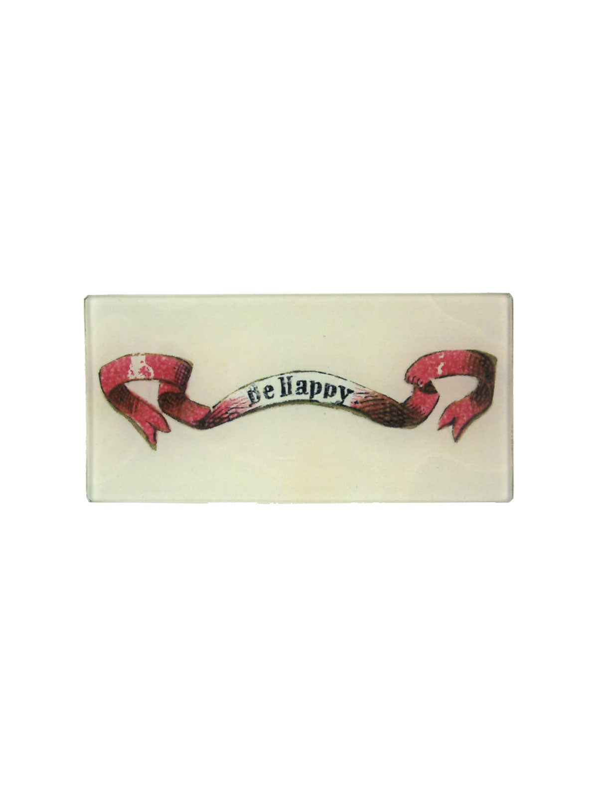 Rectangular Tray Be Happy