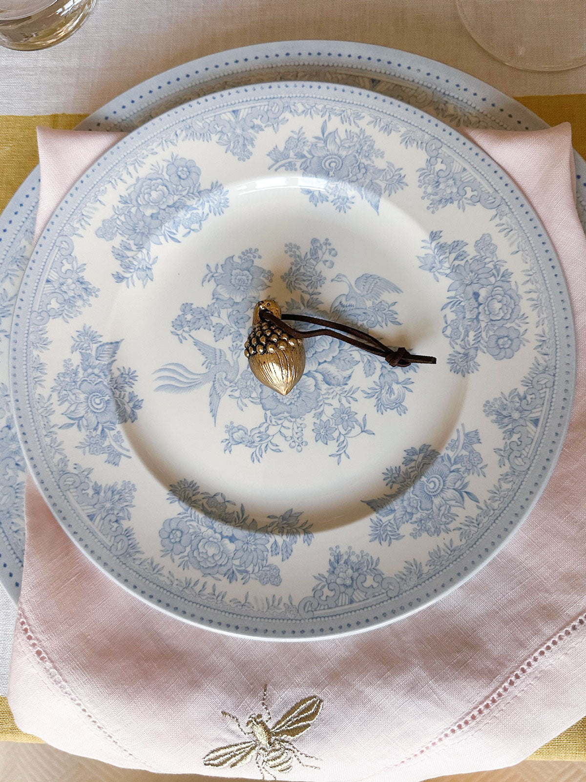 Mini resin acorn ornament