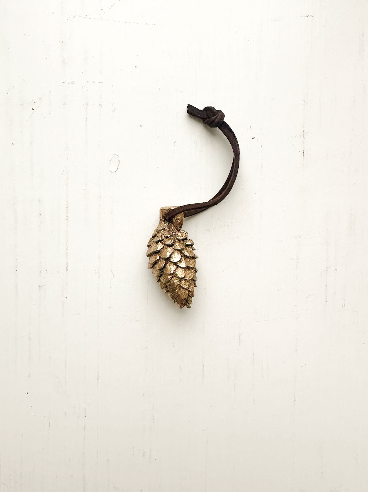 Mini resin cone ornament