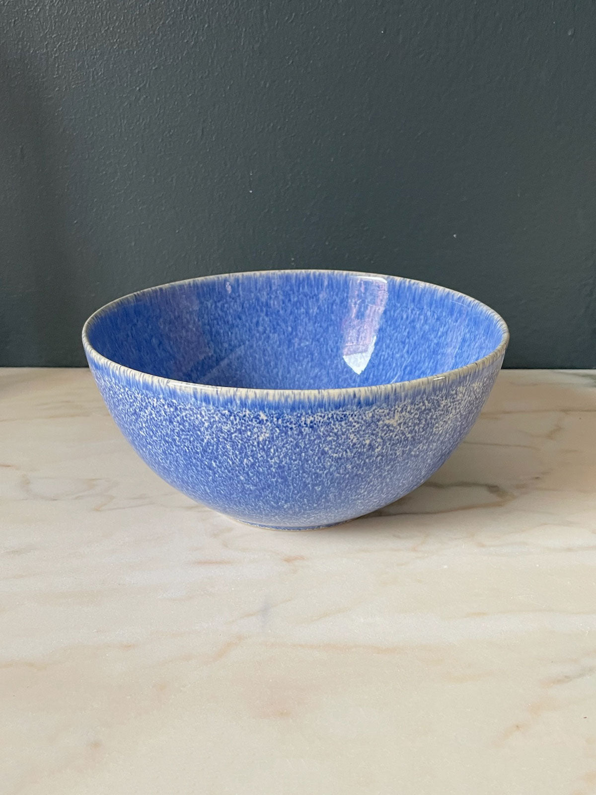 Large Salad Bowl Blue