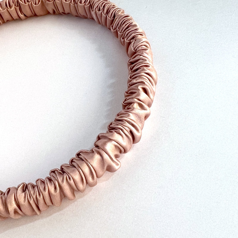 Mulberry headband rose gold