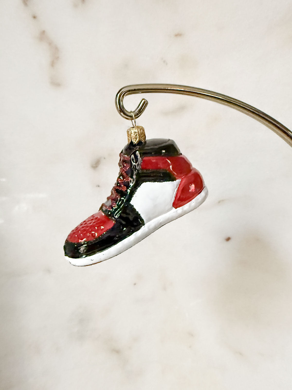 Red Basketball Shoe Ornament