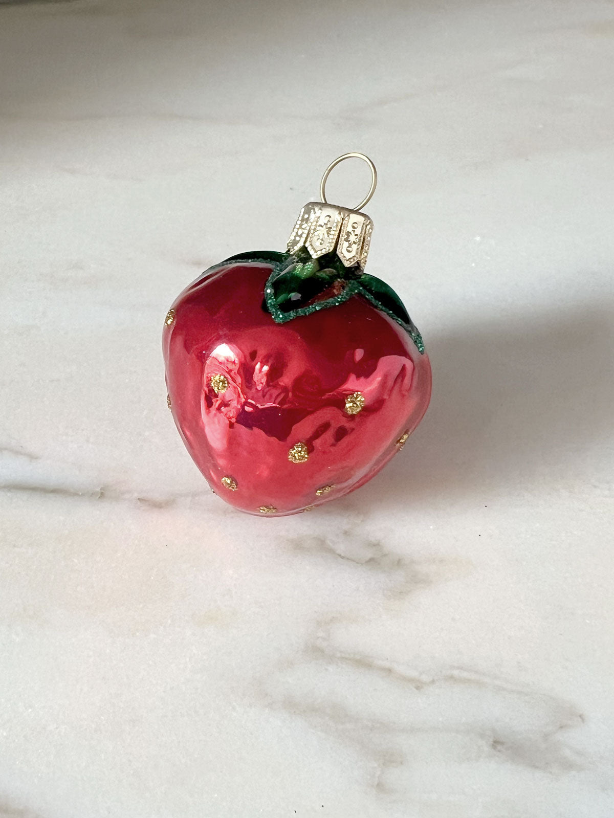 Mini Strawberry Ornament