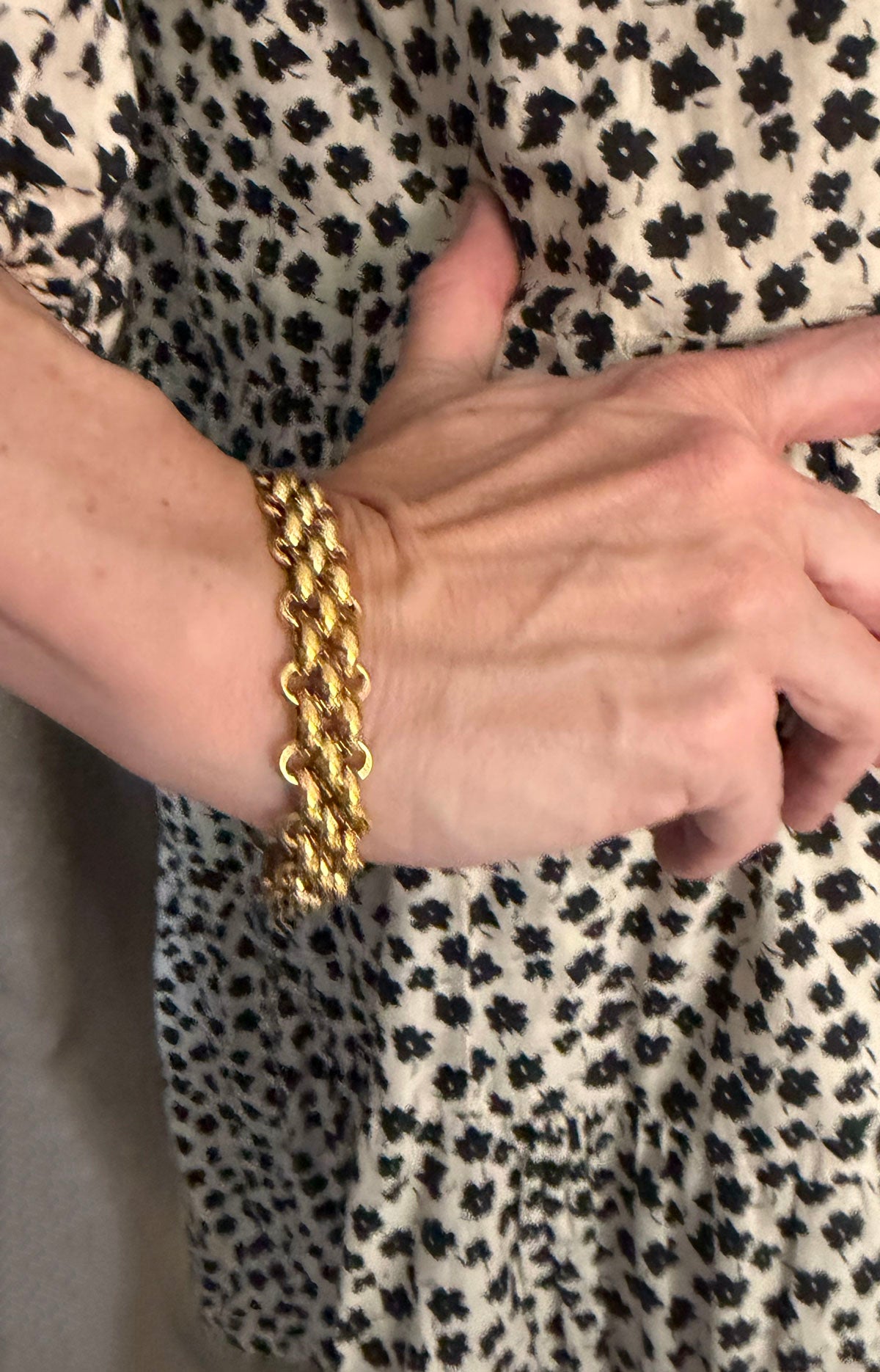 Strata bracelet gold