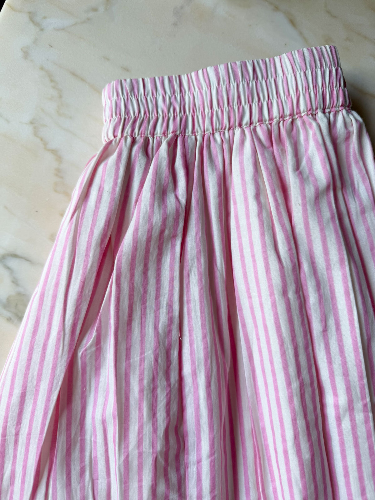 Trésorie summer skirt pink stripe