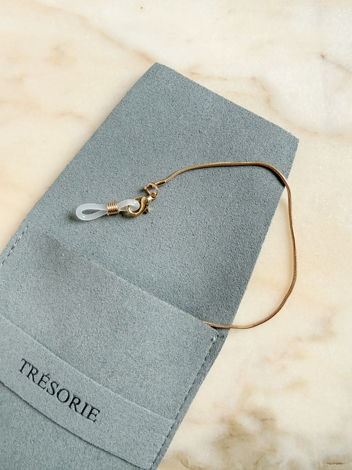 Sunglass Strap Snake Gold