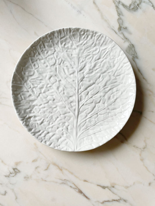 Cabbage Service Platter White