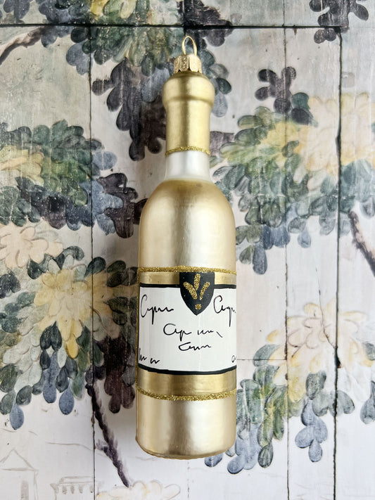 White Wine Ornament