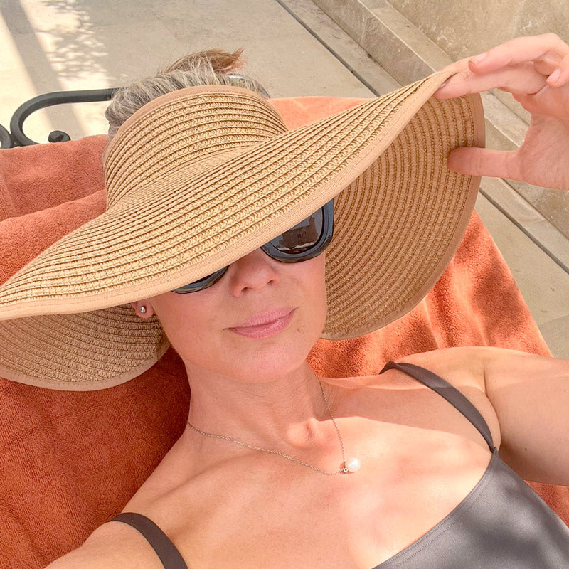 Audrey sun visor black