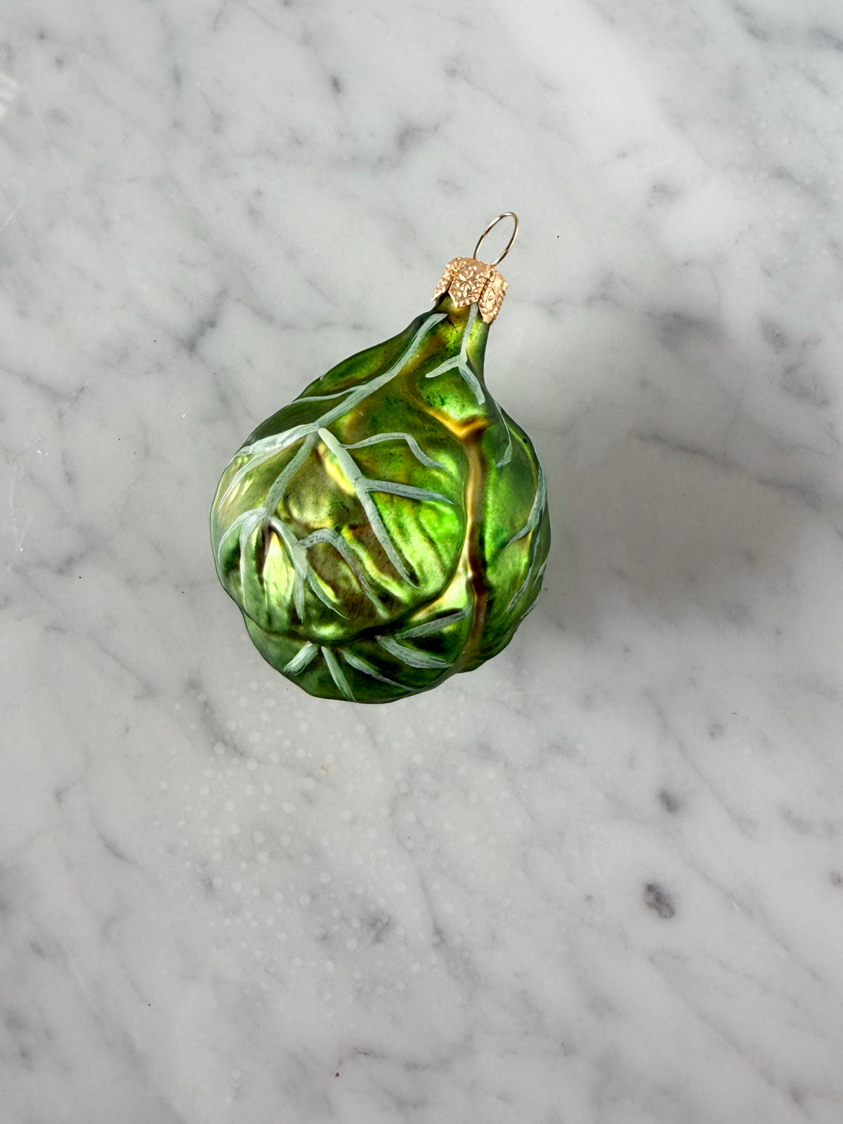 Cabbage Glass Ornament