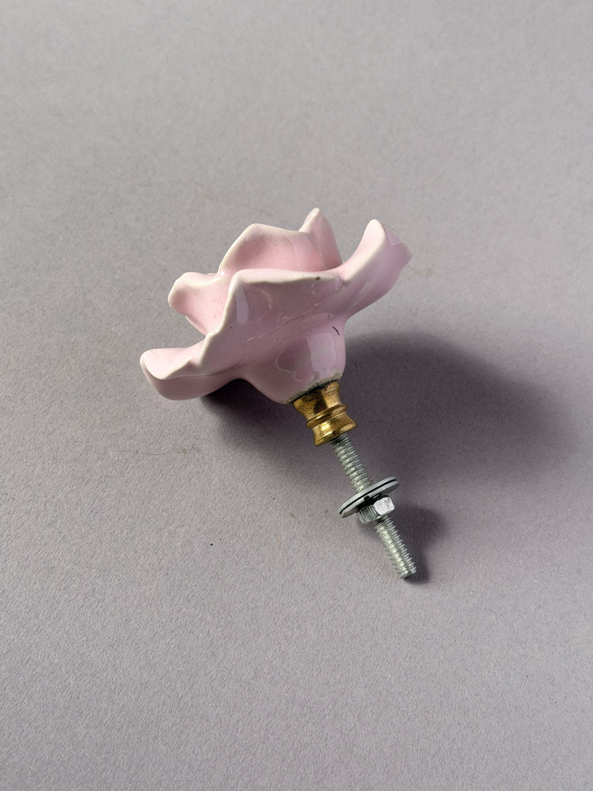 Ceramic Knob Rose Pink