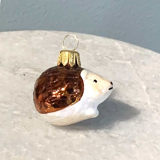 Hedgehog ornament, brown