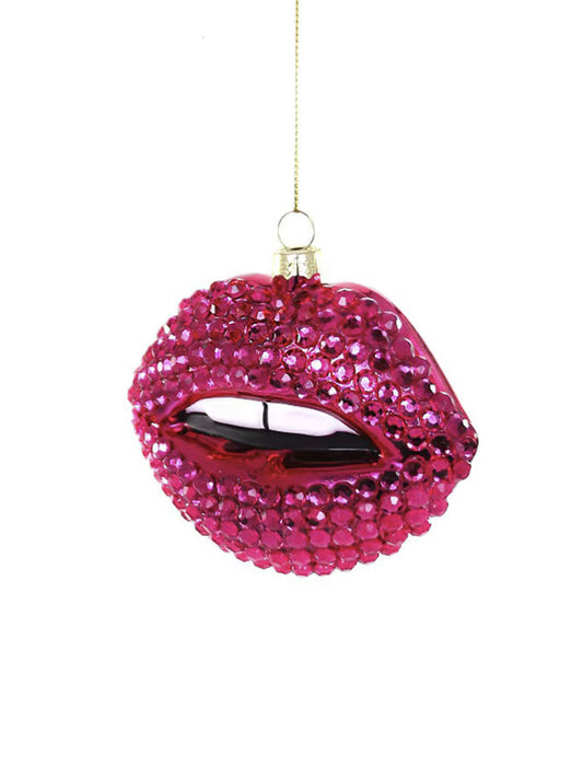Hot Lips Ornament Pink