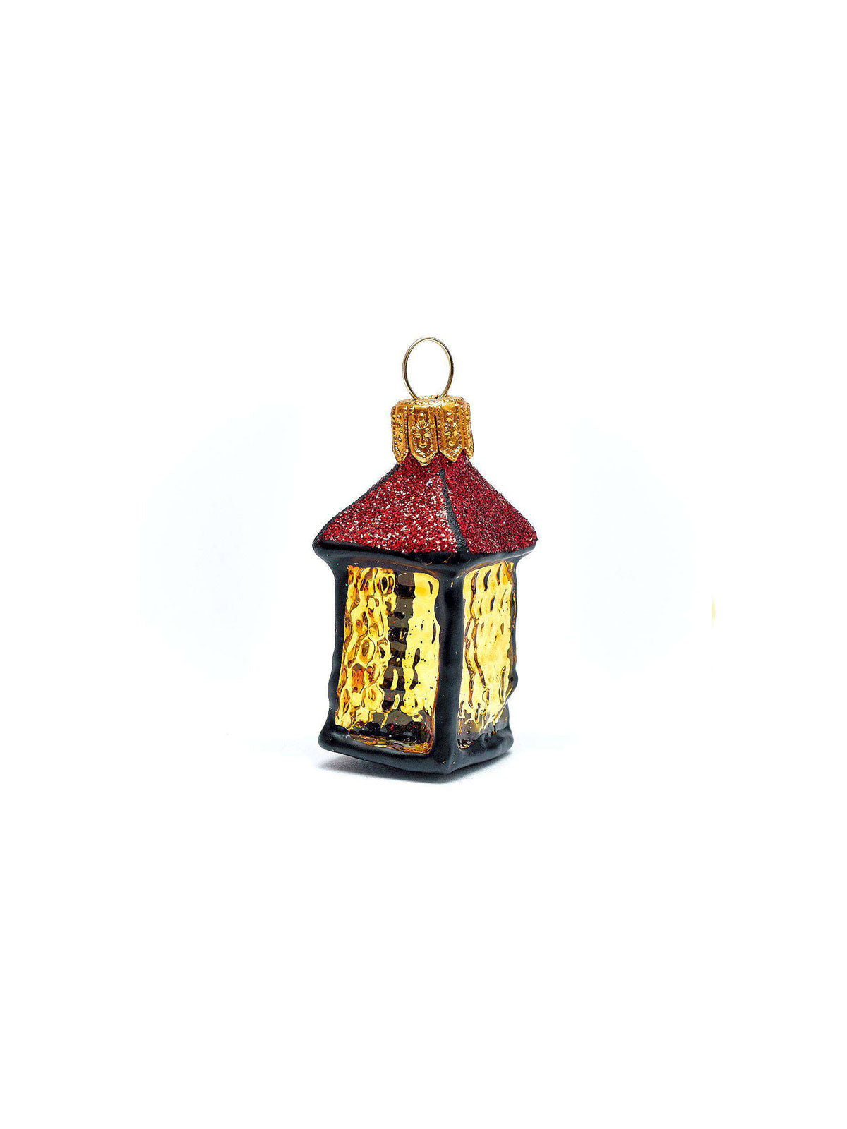 Mini lantern Ornament, red roof