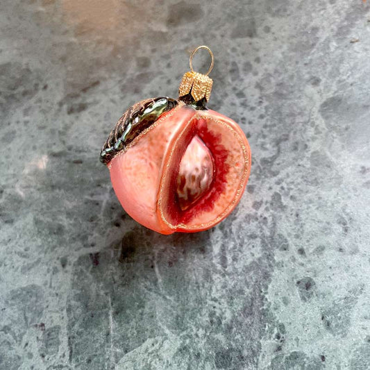 Peach Ornament