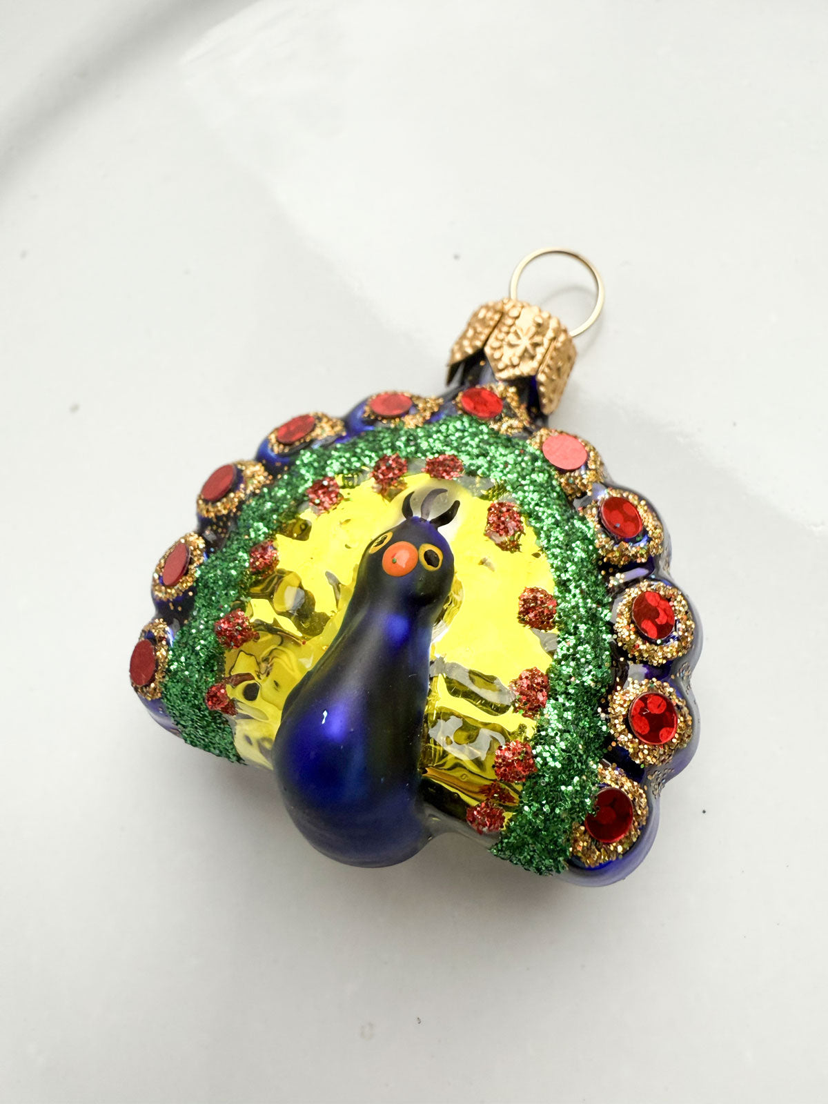 Mini Peacock Ornament
