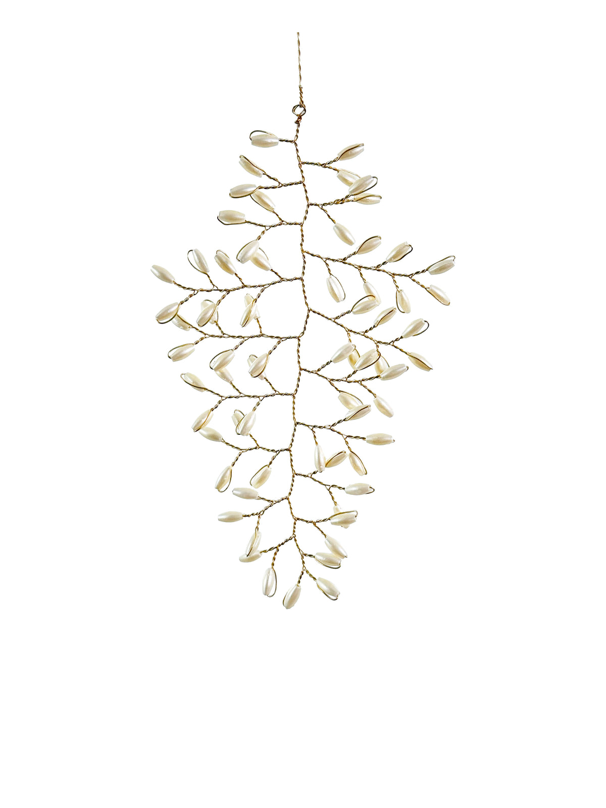 Pearl Leaf Ornament