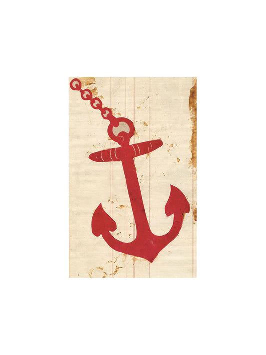 Red Anchor Post Card
