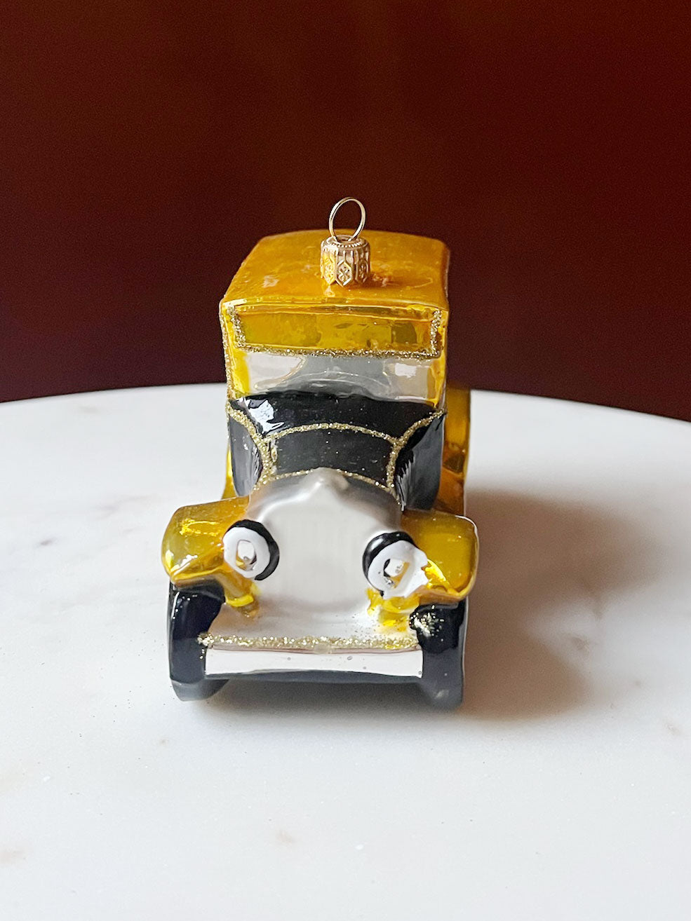 Gold Vintage Car Ornament